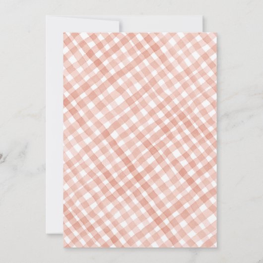 聖牛素朴女性のカーボーイベビーシャワー招待状 招待状 (裏面)