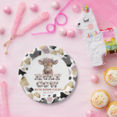 聖牛素朴赤ちゃんシャワーパーティープレート ペーパープレート (パーティー)