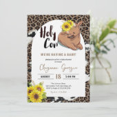 聖牛西ひまわり素朴の赤ちゃんシャワーInvi 招待状 (スタンド正面)