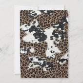 聖牛西ひまわり素朴の赤ちゃんシャワーInvi 招待状 (裏面)