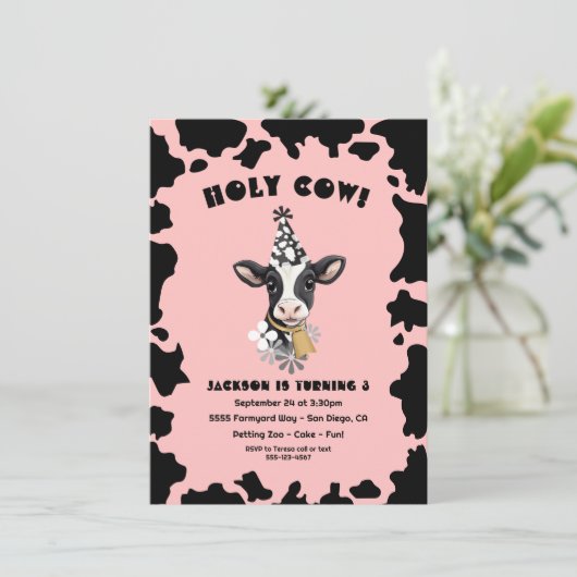 聖牛誕生会 招待状 (スタンド正面)