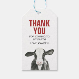 聖牛誕生日サンキューカード ギフトタグ