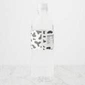 聖牛誕生日水瓶ラベル ペットボトルラベル (裏面)