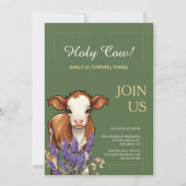 聖牛農園素朴動物の誕生日パーティー 招待状 (正面)