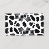 聖牛農場動物の赤ちゃんシャワーおむつラッフル エンクロージャーカード (裏面)