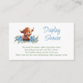 聖牛青赤モダンちゃんシャワー表示シャワー エンクロージャーカード (正面)