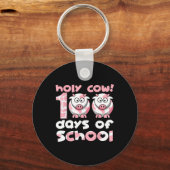 聖牛100日の学校先生学生100ダ キーホルダー (正面)