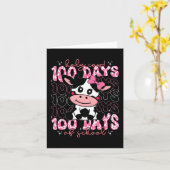 聖牛100日女子学生先生 カード (黄色い花)