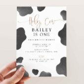 聖牛I'mワン誕生日招待状、牛1日 招待状