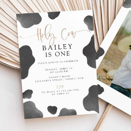 聖牛I'mワン誕生日招待状、牛1日 招待状