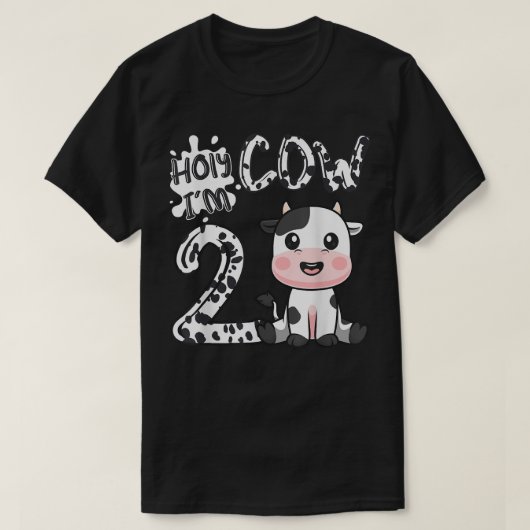聖牛Im 2誕生日2年老農動物B Tシャツ (デザイン正面)