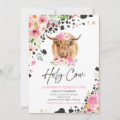 聖牛I'm One Pinkフローラファームバースデーパーティー 招待状 (正面)