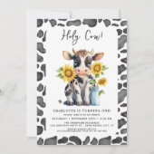 聖牛I'm One Sunflowers Farm 1st Birthday 招待状 (正面)