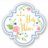 聖独身の水瓶シール シール (正面)