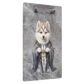 聖王シベリアンハスキー犬 クリップボード (右)