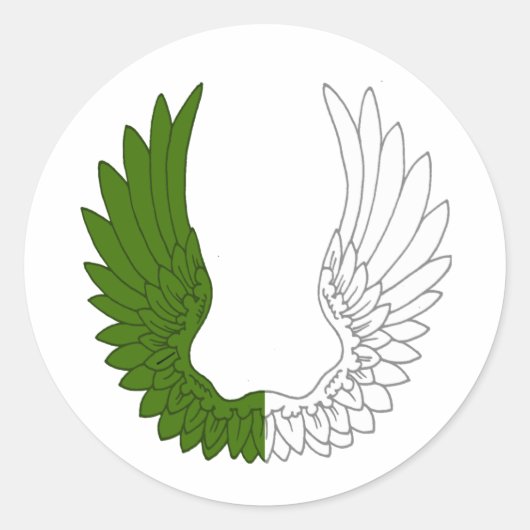 聖石ポピュレースバッジの男爵 ラウンドシール (正面)