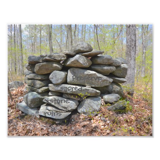 聖石遺跡を守る フォトプリント            (正面)