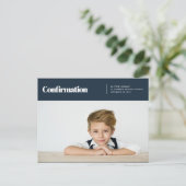 聖確認のカスタム写真 ポストカード (スタンド正面)