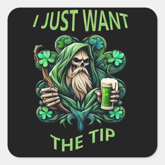 聖祝パトリックのフェスティバル精神は スクエアシール (正面)