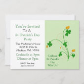 聖祝パトリックの日が来た!」 パーティー 招待状 (正面)