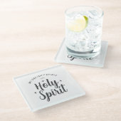 聖祝日スピリットクリスチャン・クリスマス ガラスコースター (アングル)