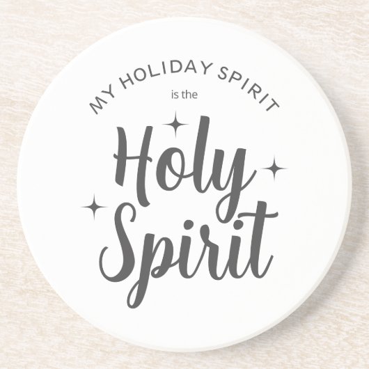 聖祝日スピリット宗教的クリスチャン・クリスマス コースター (正面)