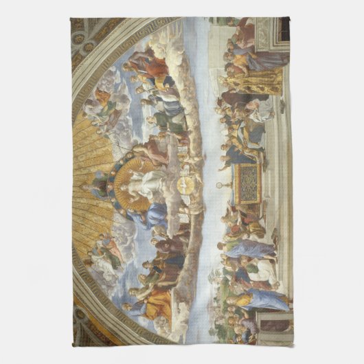 聖祭の論議 キッチンタオル (縦)