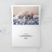 聖素朴夜脚聖降誕祭の黒板 シーズンカード (内部)