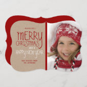 聖素朴降誕祭 |ホリデーカード シーズンカード (正面/裏面)