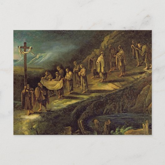 聖経の行列 ポストカード (正面)