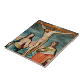 聖者が付いている十字のキリスト タイル (側面)