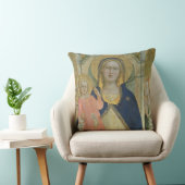 聖者と即位するマドンナおよび子供はSH詳しく述べます クッション (椅子)