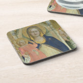 聖者と即位するマドンナおよび子供はSH詳しく述べます コースター (左側)