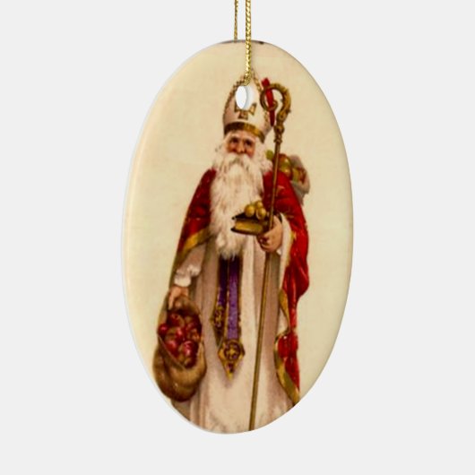 聖者のニコラスのクリスマスツリーのオーナメント セラミックオーナメント (右)