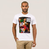 聖者のハンバーグの日のウェルシュコーギー Tシャツ (正面フル)