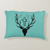 聖者のヒューバートの雄鹿 アクセントクッション (裏面)