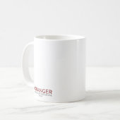 聖者のヒューバートの雄鹿 コーヒーマグカップ (正面左)