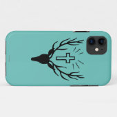 聖者のヒューバートの雄鹿 Case-Mate iPhoneケース (裏面(横))
