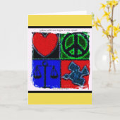 聖者のフィリップNeriの引用文 カード (黄色い花)