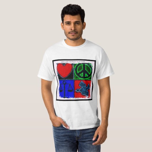 聖者のフィリップNeriの引用文 Tシャツ (正面フル)