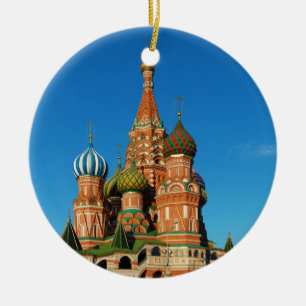聖者のベズルのカテドラルモスクワロシア セラミックオーナメント