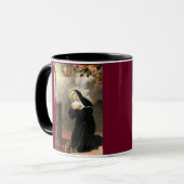 聖者のリータのポートレートのコップ マグカップ (正面左)