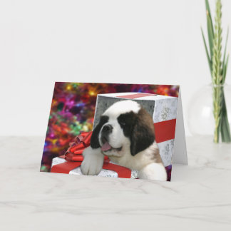 聖者の子犬のクリスマスカード シーズンカード