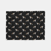 聖者のBernardsパターン フリースブランケット (正面(横))