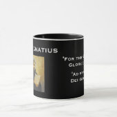 聖者のIgnatiusの写真のコップ マグカップ (中央)