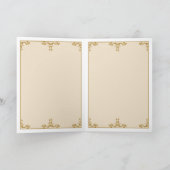 聖者のRoccoの宴会日-空白のなメッセージカード カード (内部)