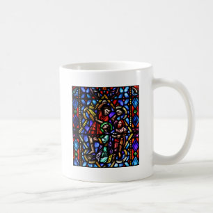 聖者のStephensのステンドグラスの芸術の投石 コーヒーマグカップ