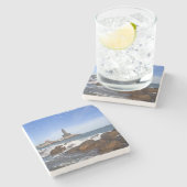 聖者のThiruvalluvarの彫像|タミル・ナードゥ州、インド ストーンコースター (横)