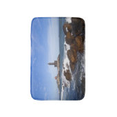 聖者のThiruvalluvarの彫像|タミル・ナードゥ州、インド バスマット (正面縦)