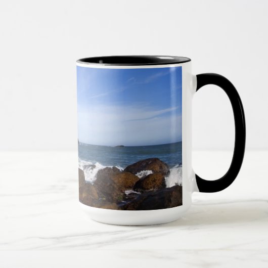 聖者のThiruvalluvarの彫像|タミル・ナードゥ州、インド マグカップ (右)